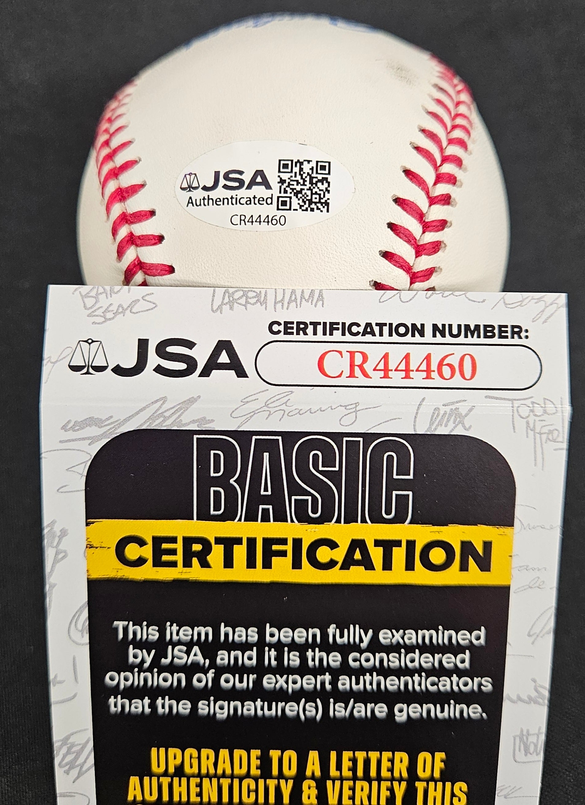 Tom Lasorda Signed Autographed Rawlings Baseball JSA Authentic