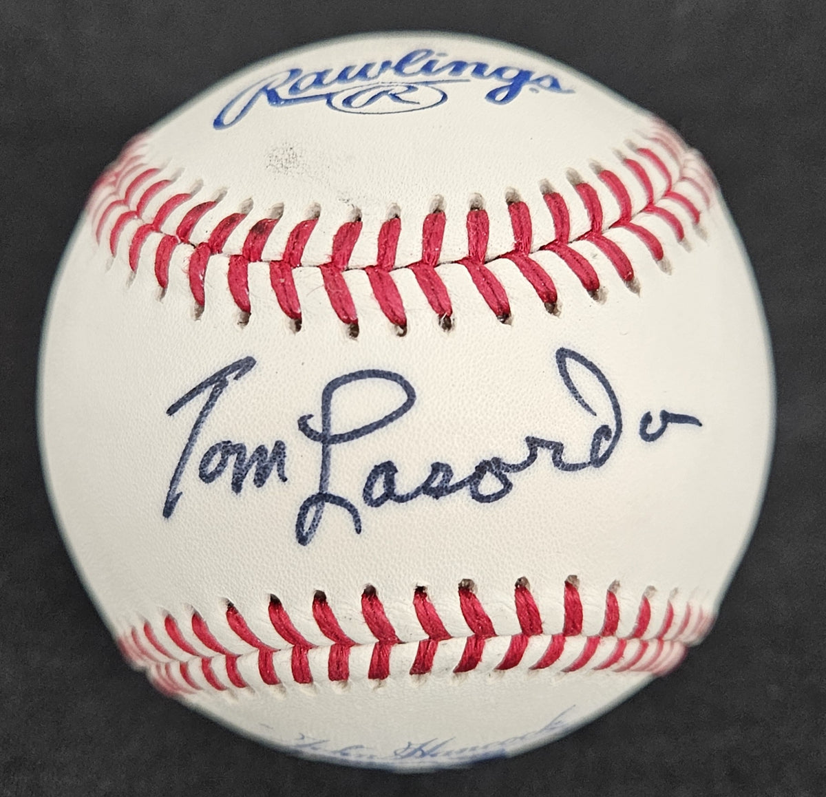 Tom Lasorda Signed Autographed Rawlings Baseball JSA *461
