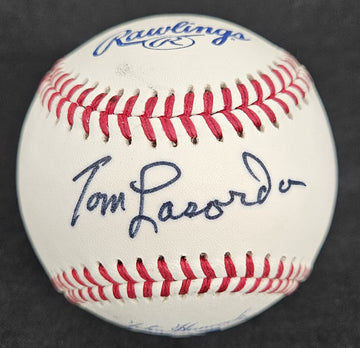 Tom Lasorda Signed Autographed Rawlings Baseball JSA *461