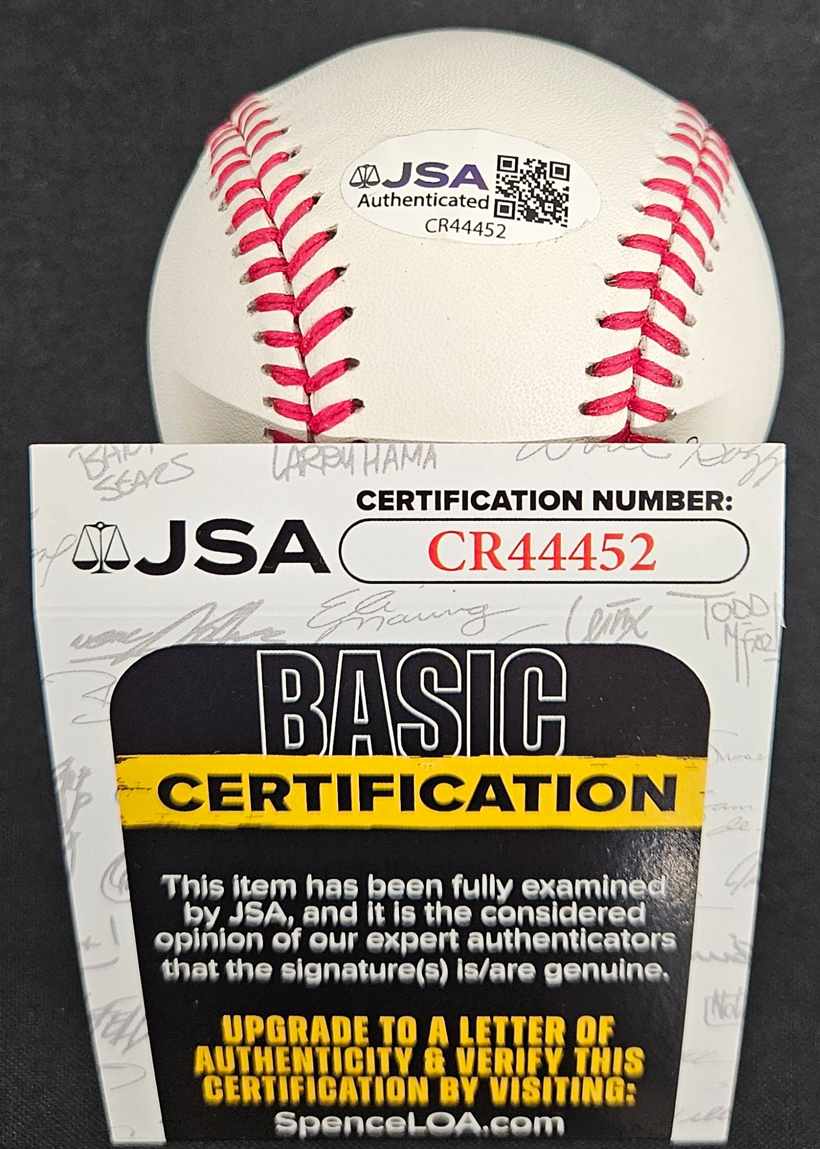 Harmon Killebrew Signed Autographed Rawlings Baseball JSA Authentic