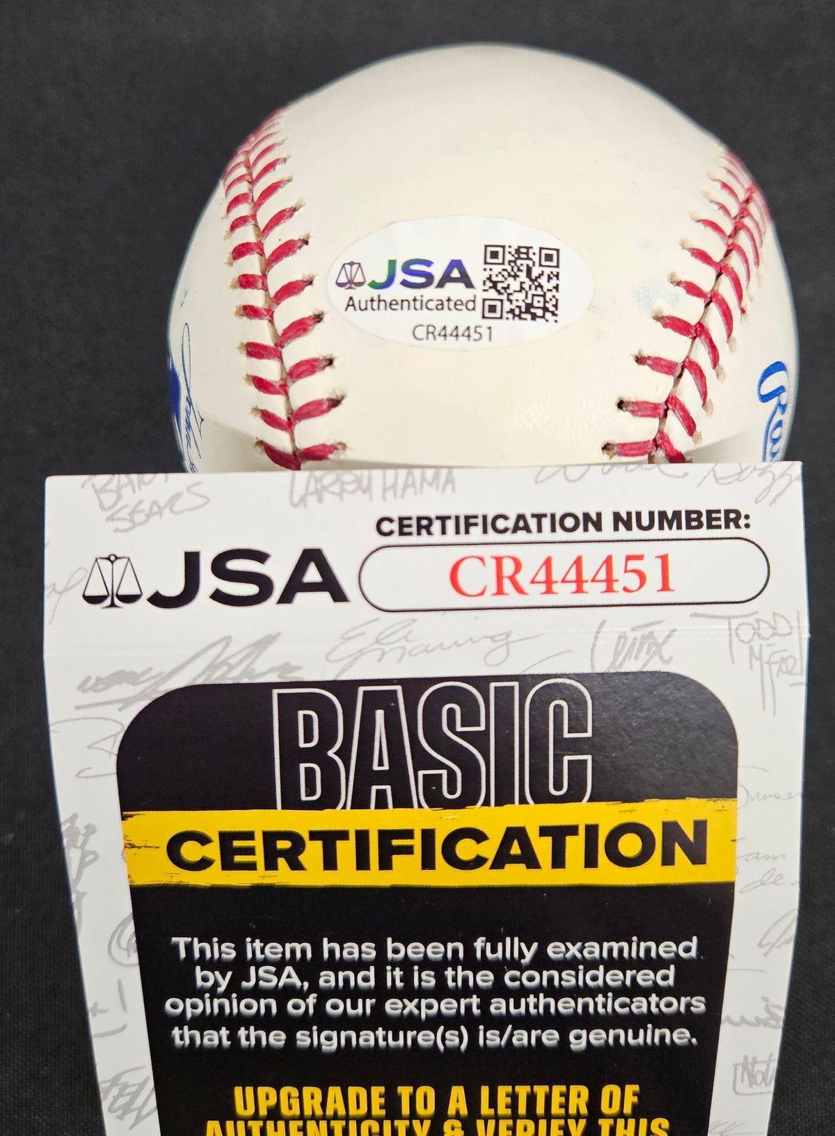 Jim Rice Signed Autographed Rawlings Baseball JSA Authentic