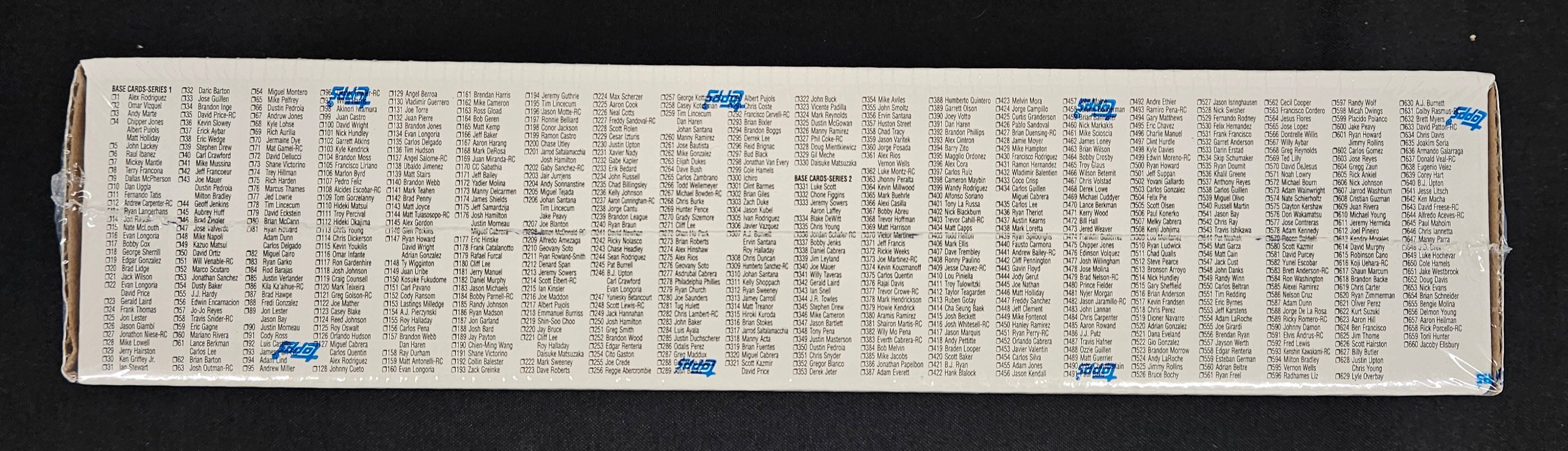 2009 Topps Series 1 & 2 W/ Cubs Pack Complete Factory Sealed Box