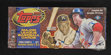 2000 Topps Series 1 & 2 Baseball Complete Factory Sealed Set Box