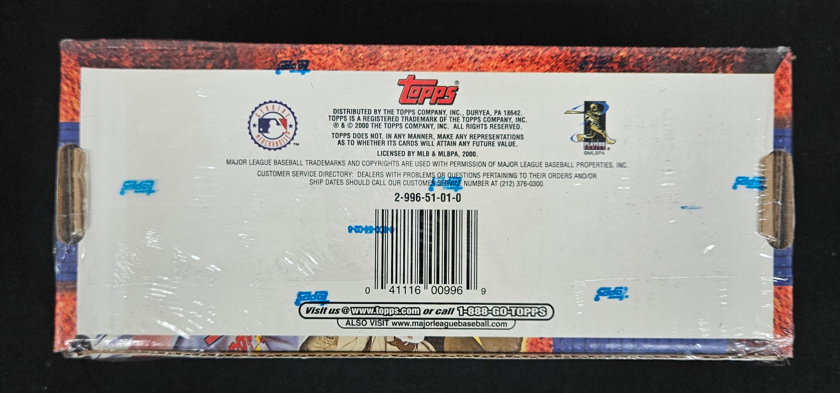 2000 Topps Series 1 & 2 Baseball Complete Factory Sealed Set Box