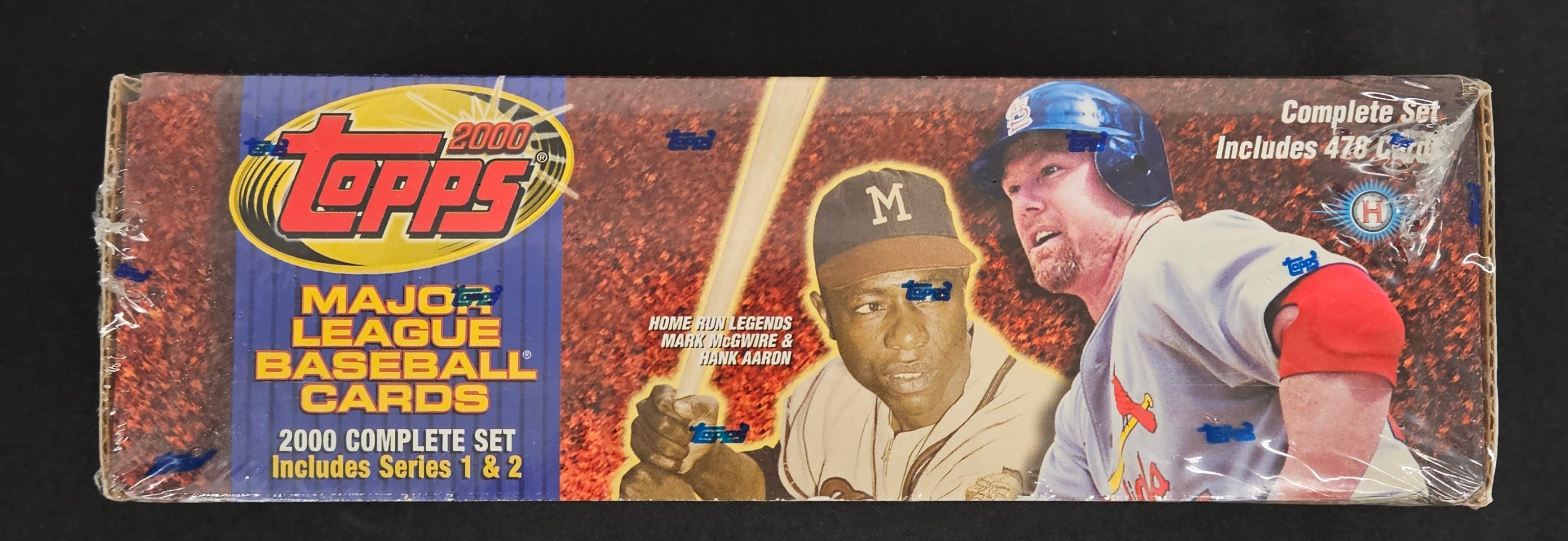 2000 Topps Series 1 & 2 Baseball Complete Factory Sealed Set Box