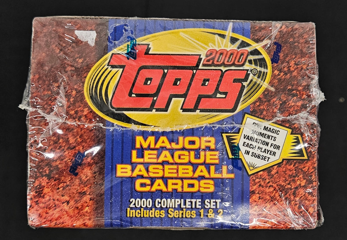 2000 Topps Series 1 & 2 Baseball Complete Factory Sealed Set Box
