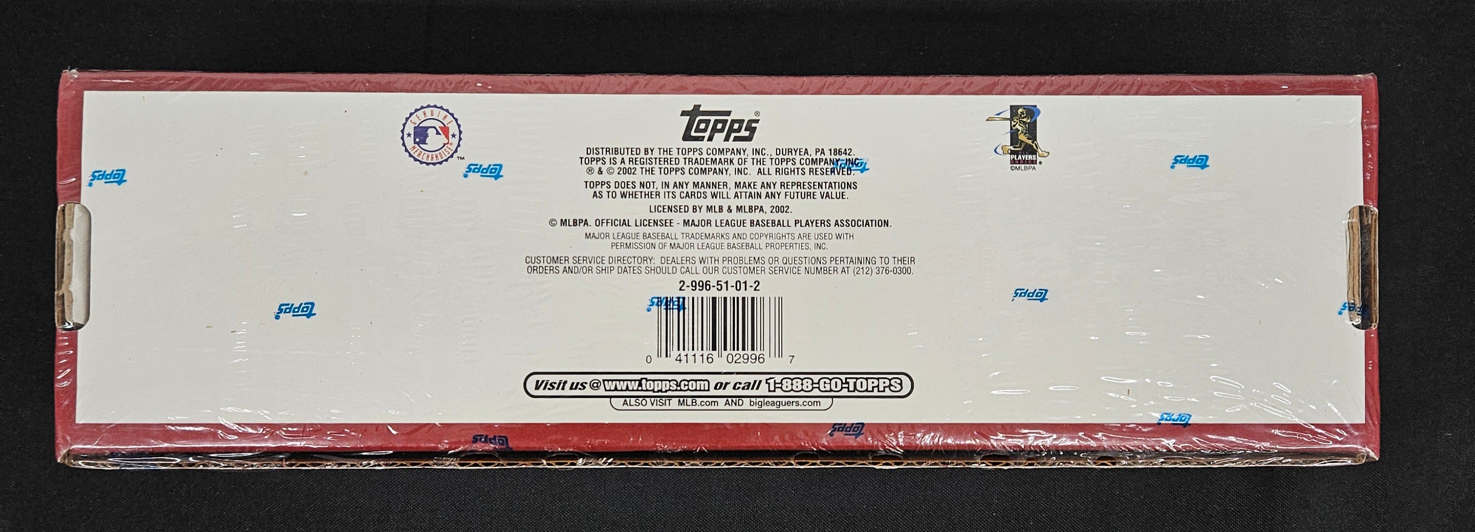 2002 Topps Series 1 & 2 Baseball Complete Set Factory Sealed