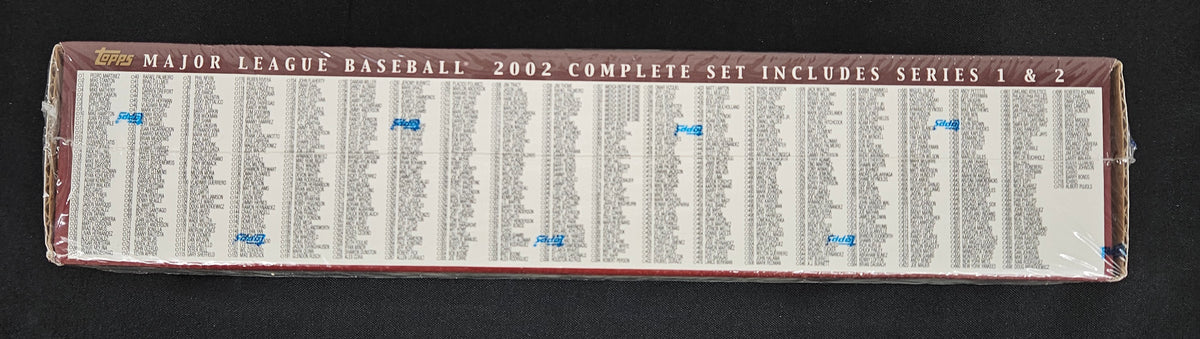 2002 Topps Series 1 & 2 Baseball Complete Set Factory Sealed