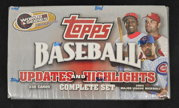 2005 Topps Update & Highlights Baseball Factory Set Sealed