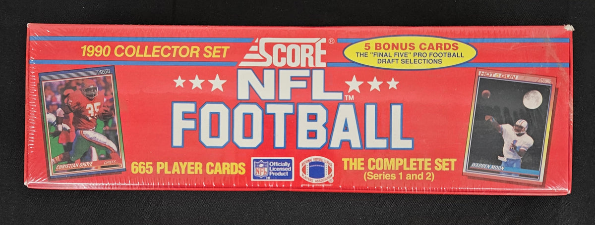 1990 Score Series 1 & 2 Football Complete Collector Set Factory Sealed