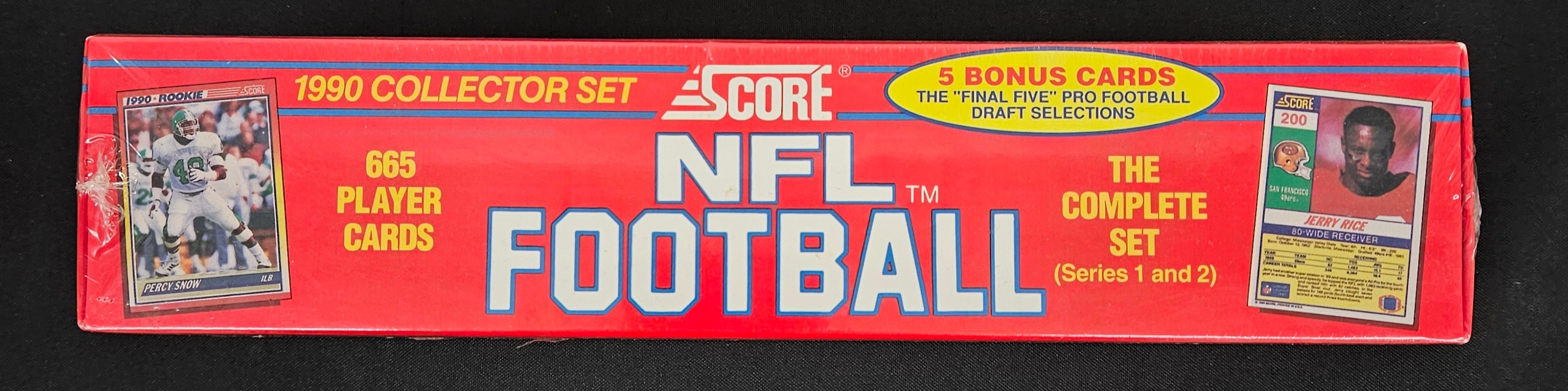 1990 Score Series 1 & 2 Football Complete Collector Set Factory Sealed