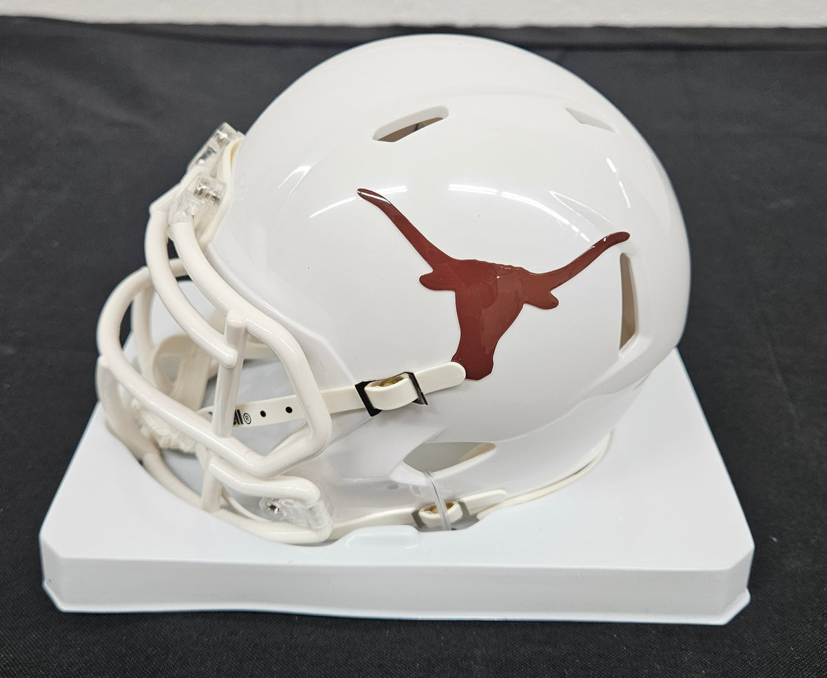 Arch Manning Signed Autographed White Speed Mini Replica Helmet Panini Authentic