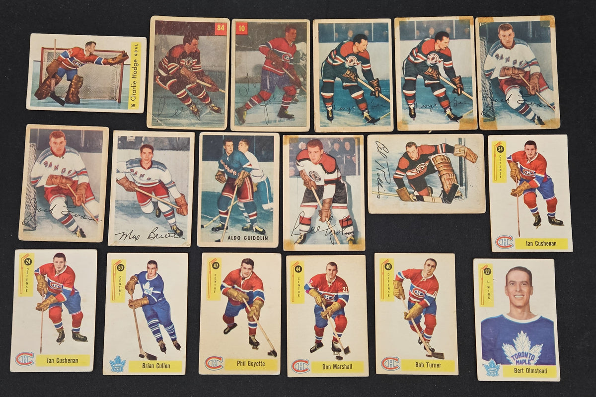 1950's Parkhurst Hockey (Lot Of 68) Low Grade