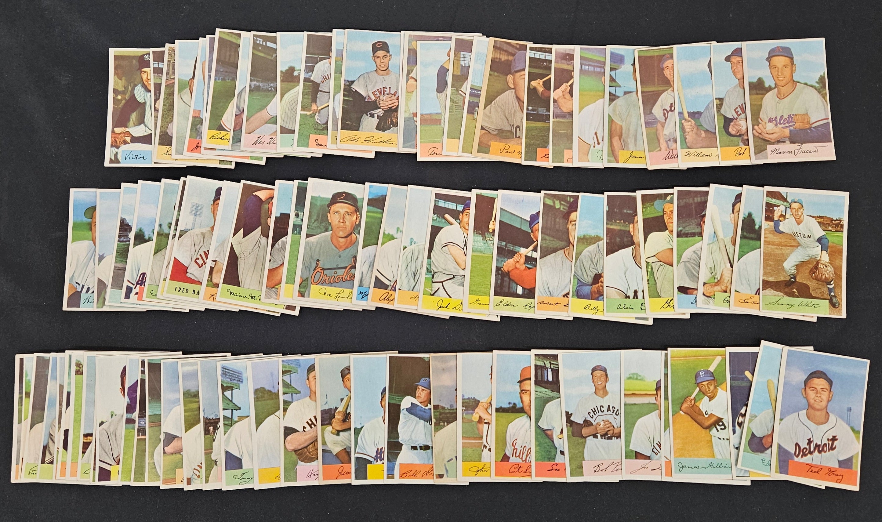 1954 Bowman Baseball Near Complete Set (197/224) VG-EX/EX Overall *Read*