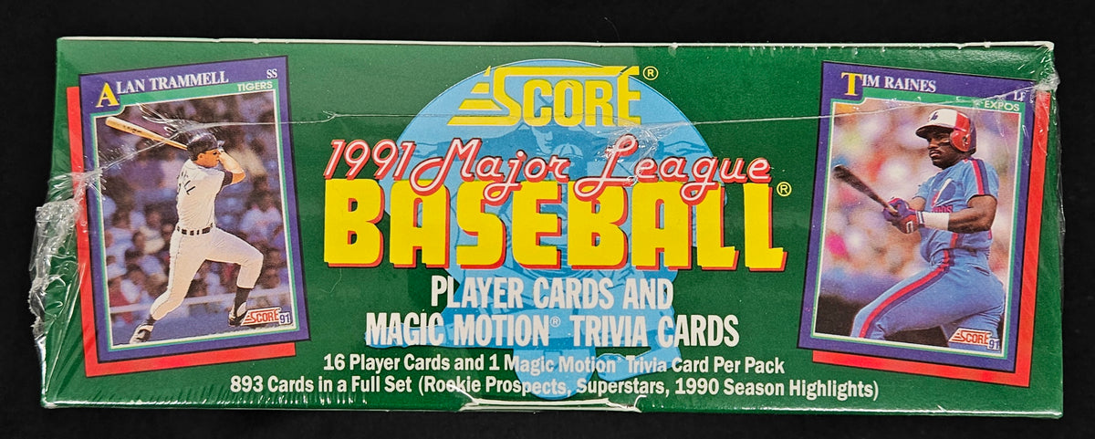 1991 Score Series 1 Baseball Wax Box Factory Sealed