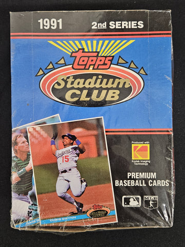1991 Topps Stadium Club Series 2 Baseball Wax Box Sealed