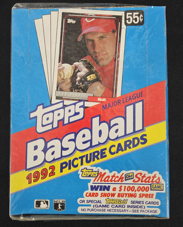1992 Topps Baseball Wax Box Factory Sealed