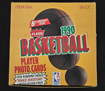 1990-91 Fleer Basketball Cello Box