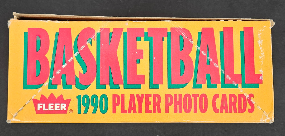 1990-91 Fleer Basketball Cello Box