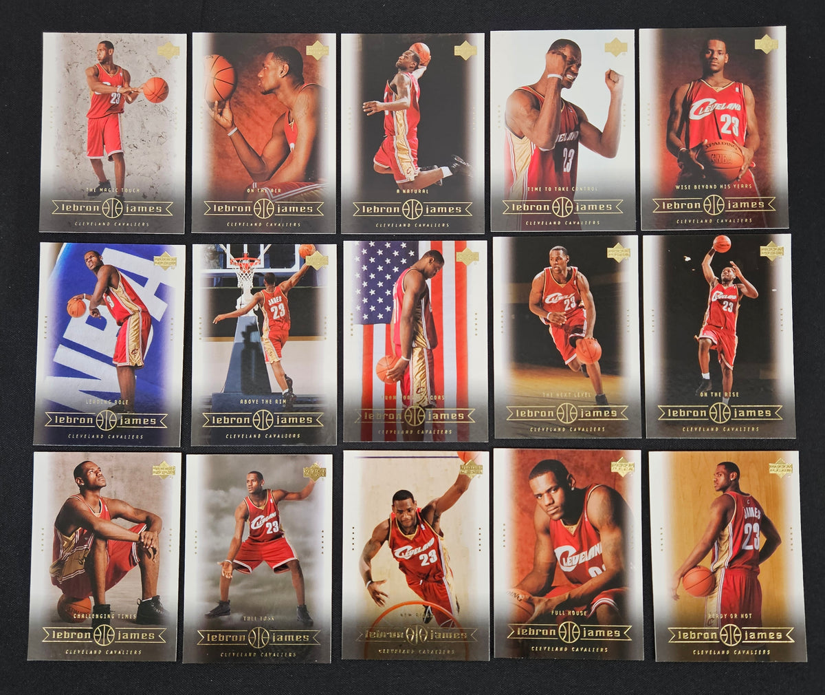 2003-04 Upper Deck LeBron James Exclusive Complete Box Set (32/32)