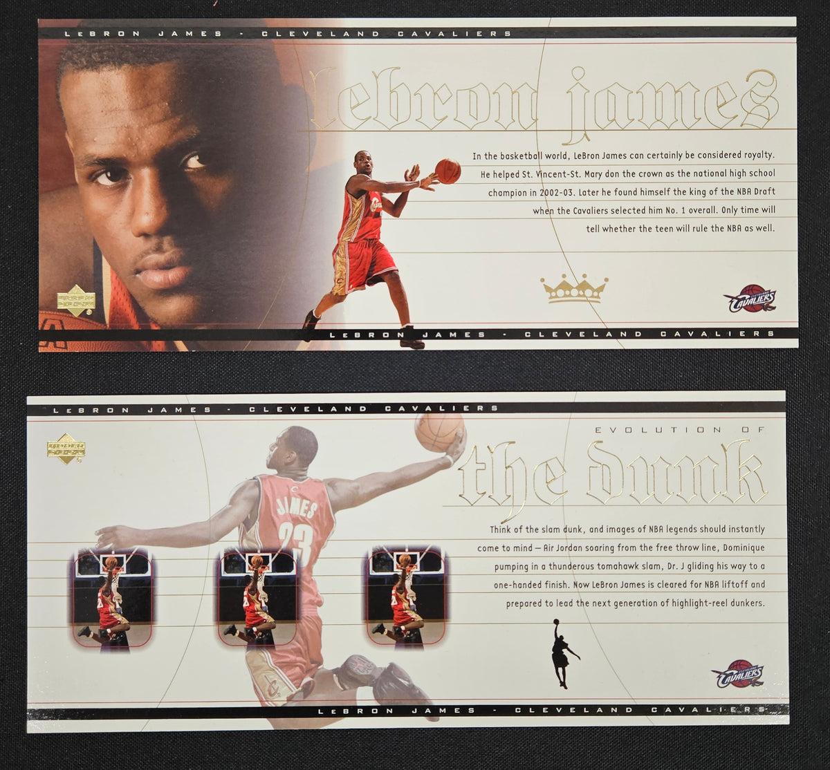 2003-04 Upper Deck LeBron James Exclusive Complete Box Set (32/32)