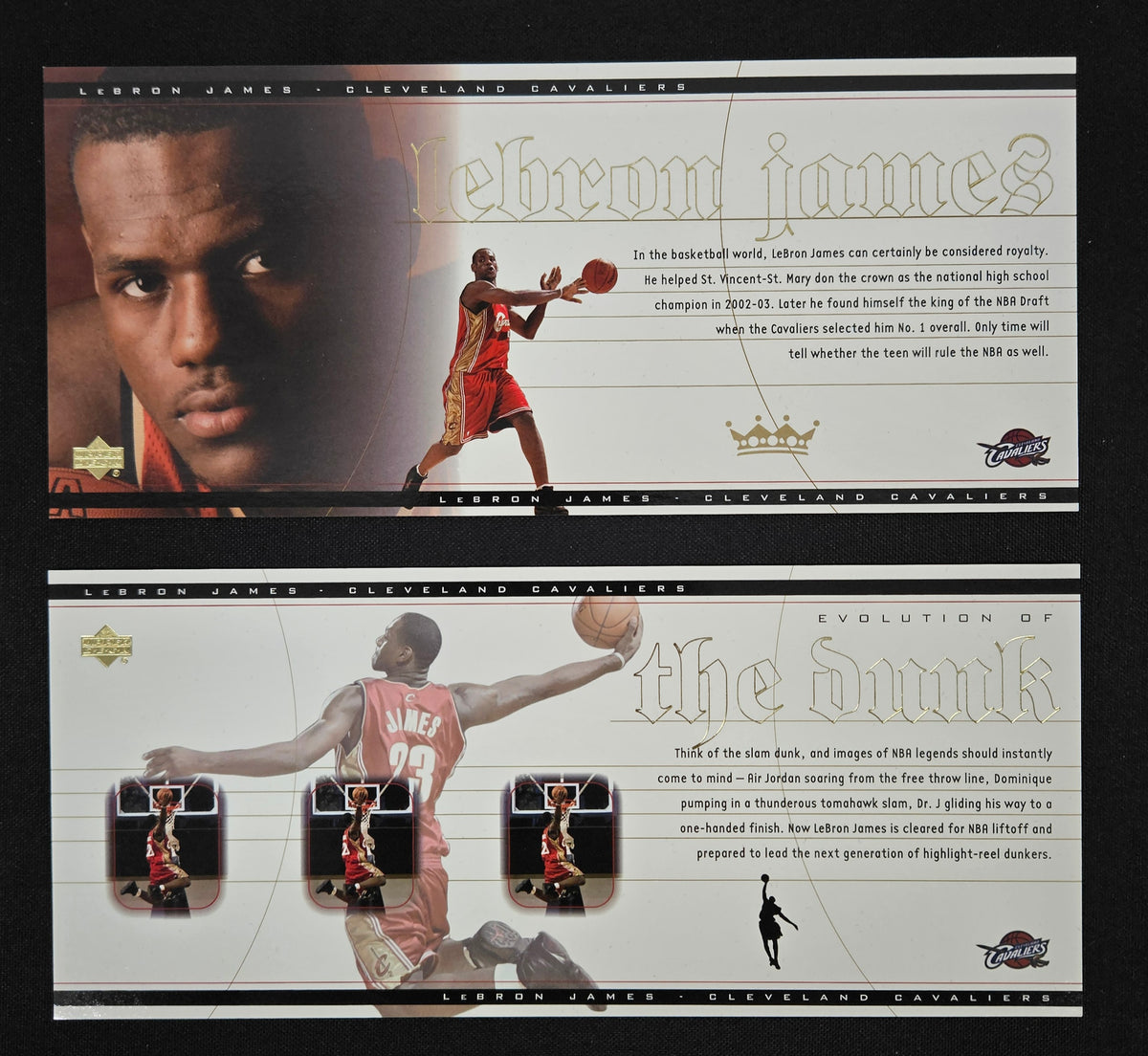 2003-04 Upper Deck LeBron James Exclusive Complete Box Set (32/32) *READ*