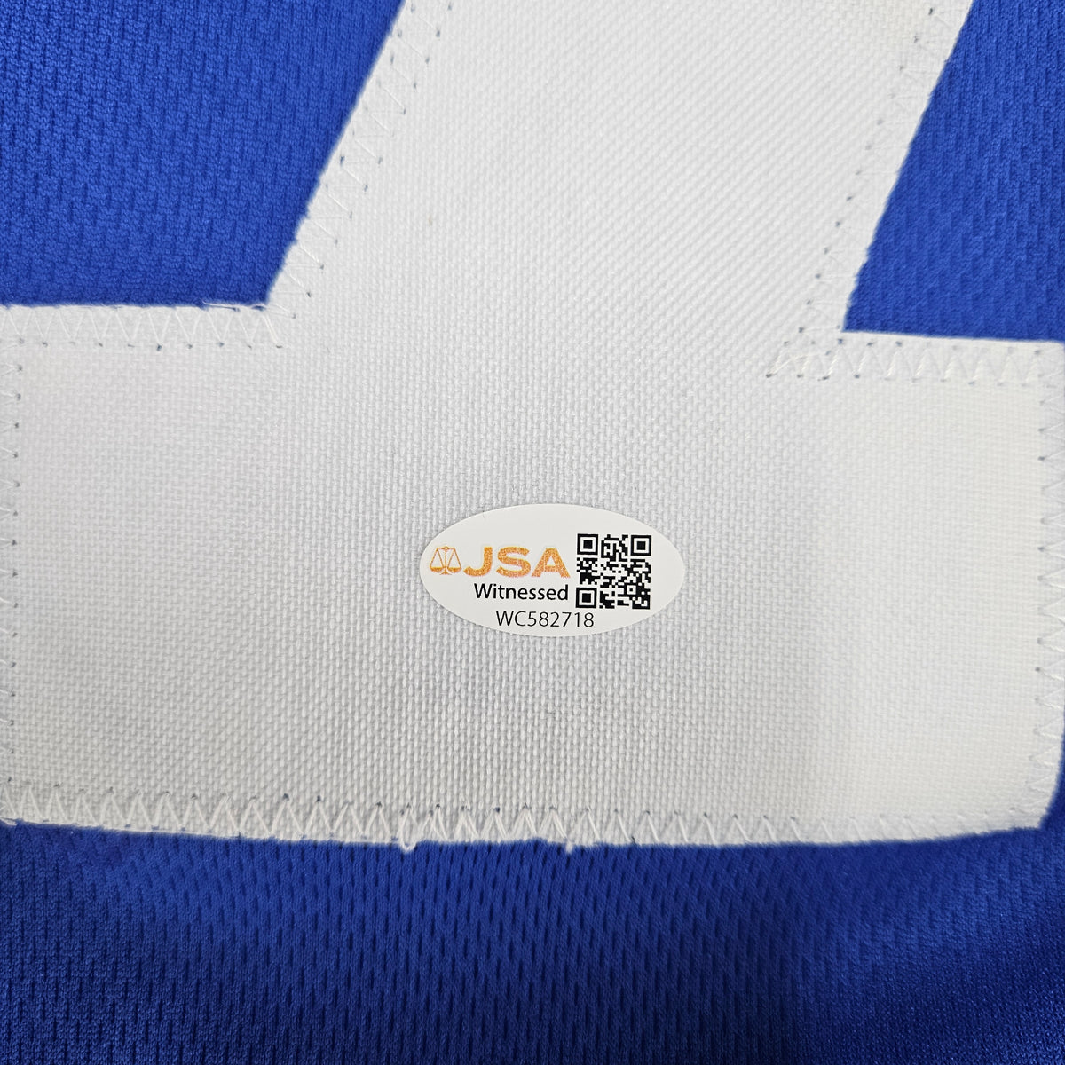 Reggie Wayne Signed Autographed Custom Jersey JSA Witnessed Authentic