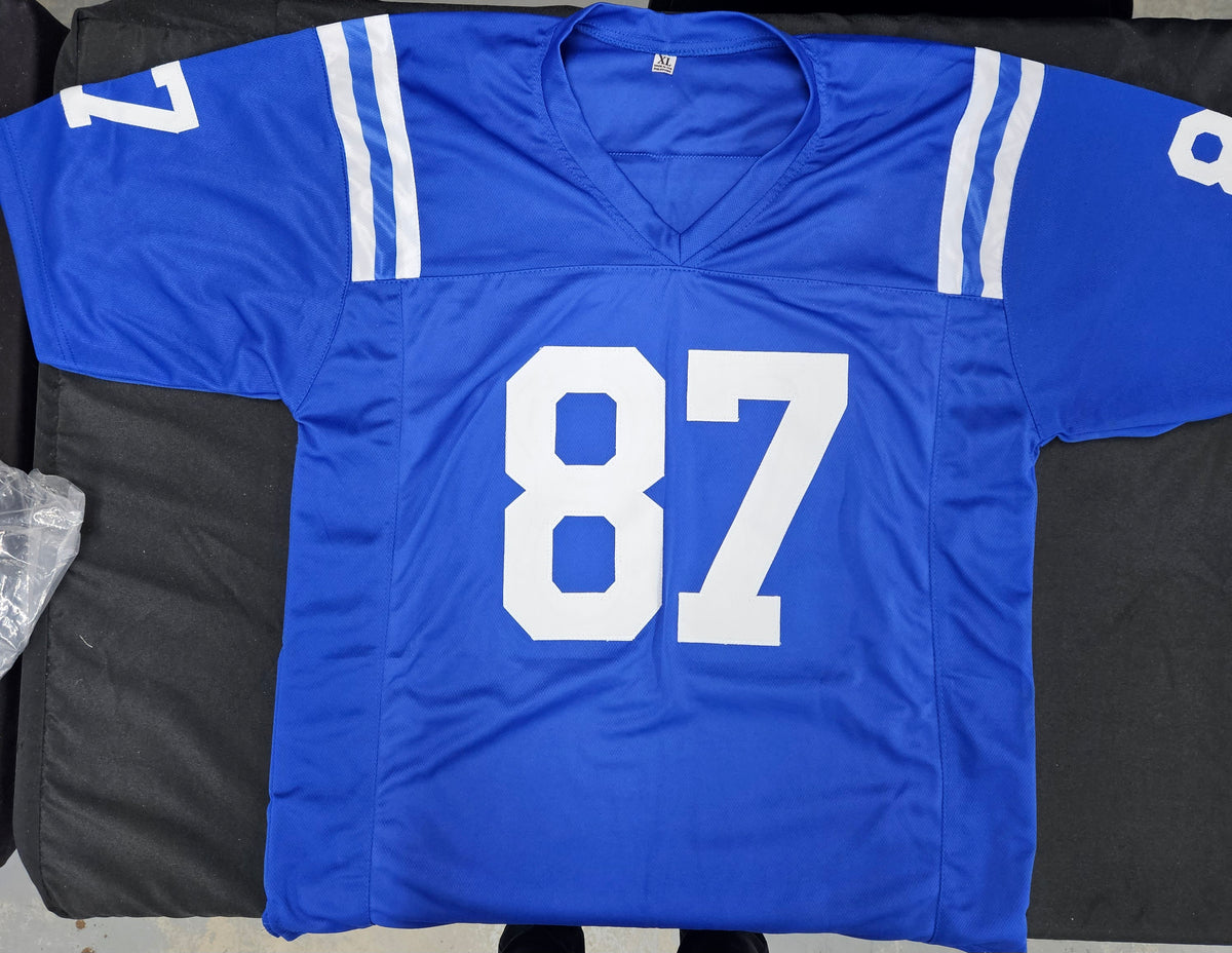 Reggie Wayne Signed Autographed Custom Jersey JSA Witnessed Authentic