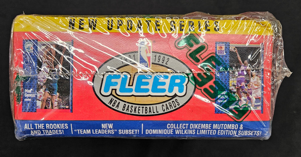 1991-92 Fleer Basketball Update Series Box Factory Sealed