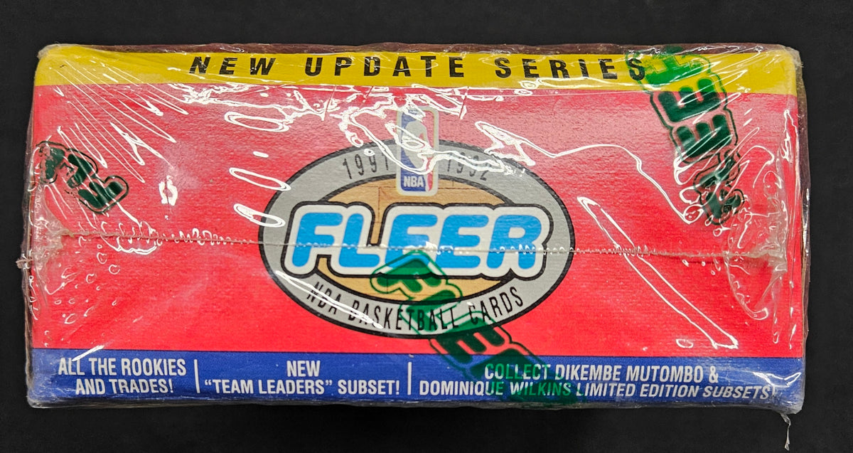 1991-92 Fleer Basketball Update Series Box Factory Sealed