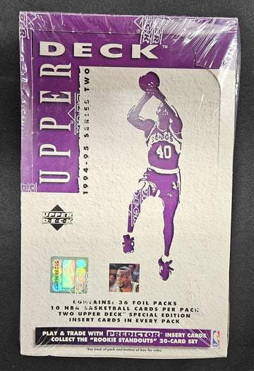 1994-95 Upper Deck Series 2 Basketball Hobby Box Factory Sealed