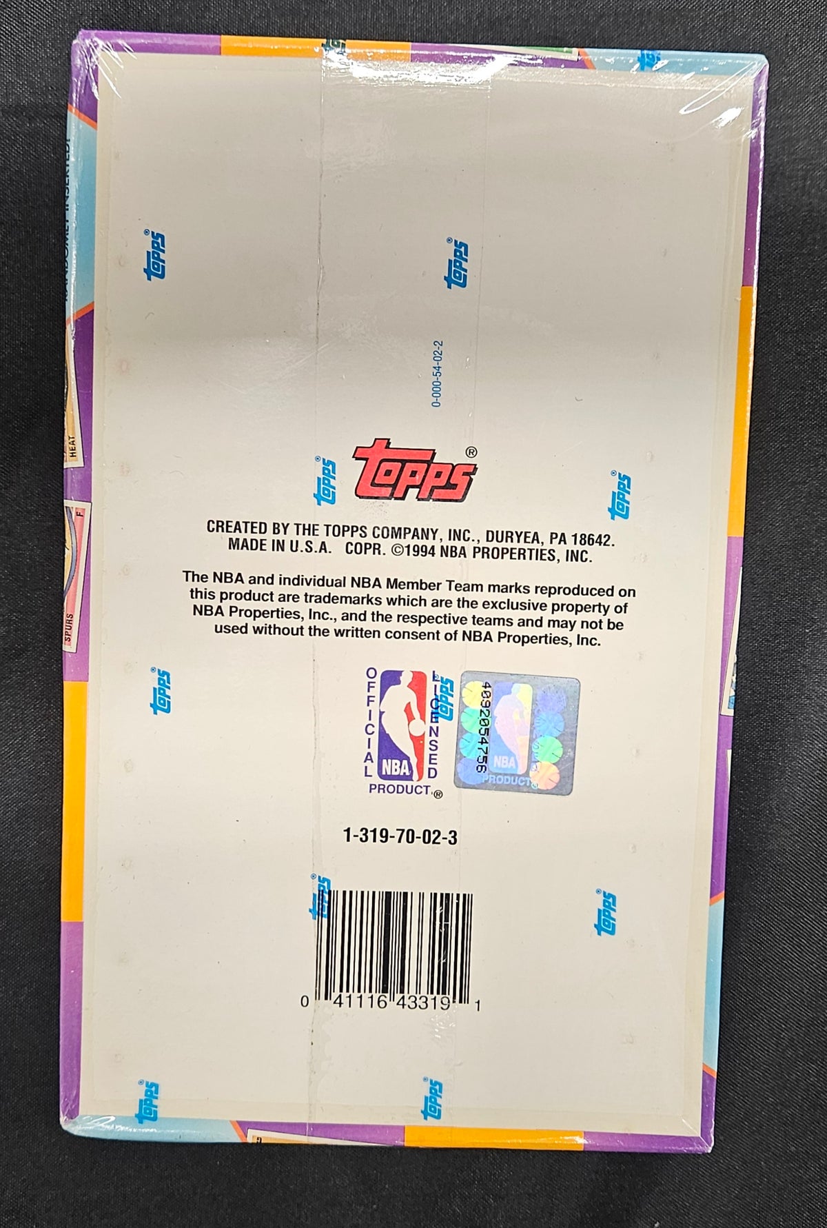 1993-94 Topps Series 2 Basketball Hobby Box Factory Sealed