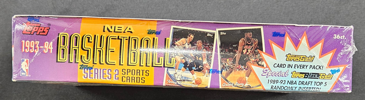 1993-94 Topps Series 2 Basketball Hobby Box Factory Sealed