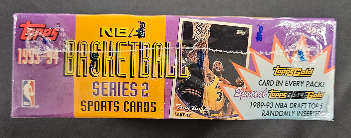1993-94 Topps Series 2 Basketball Hobby Box Factory Sealed