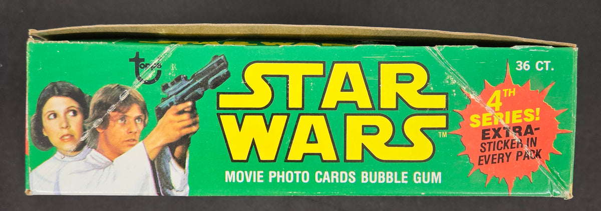 1977 Topps Star Wars Series 4 Wax Box (36 Sealed Packs)