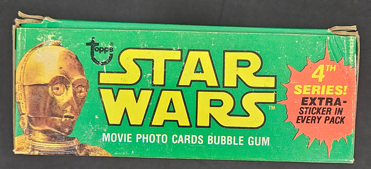 1977 Topps Star Wars Series 4 Wax Box (36 Sealed Packs)