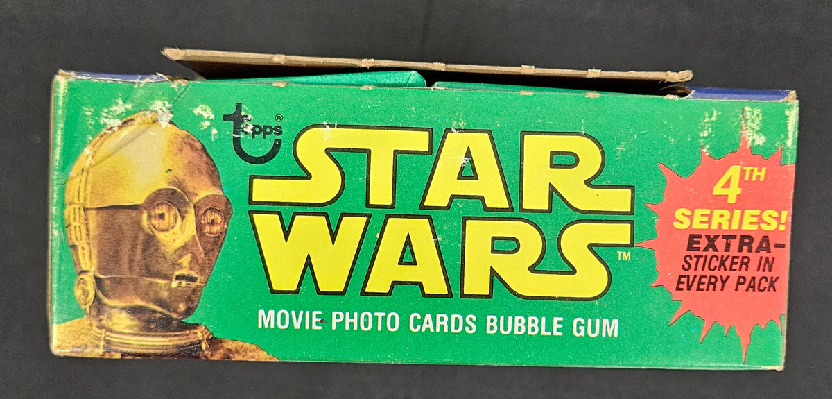 1977 Topps Star Wars Series 4 Wax Box (36 Sealed Packs)