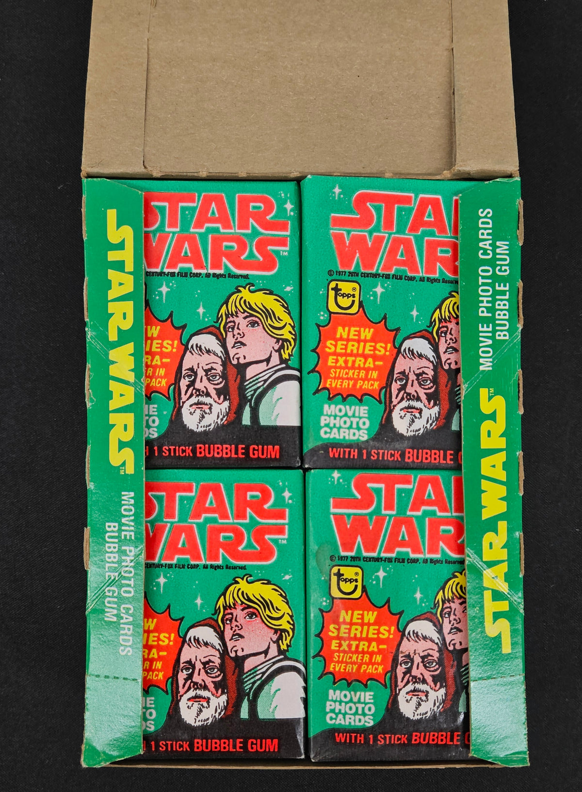 1977 Topps Star Wars Series 4 Wax Box (36 Sealed Packs)