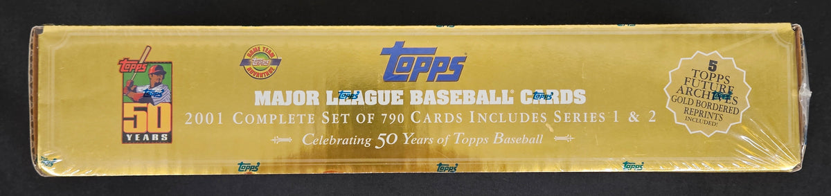 2001 Topps Baseball Complete Factory Set w/ Archives Rookie Reprints Sealed