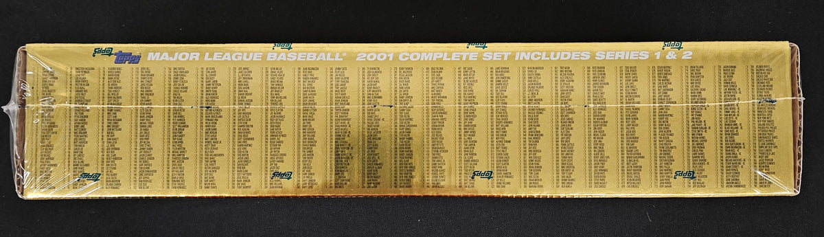 2001 Topps Baseball Complete Factory Set w/ Archives Rookie Reprints Sealed