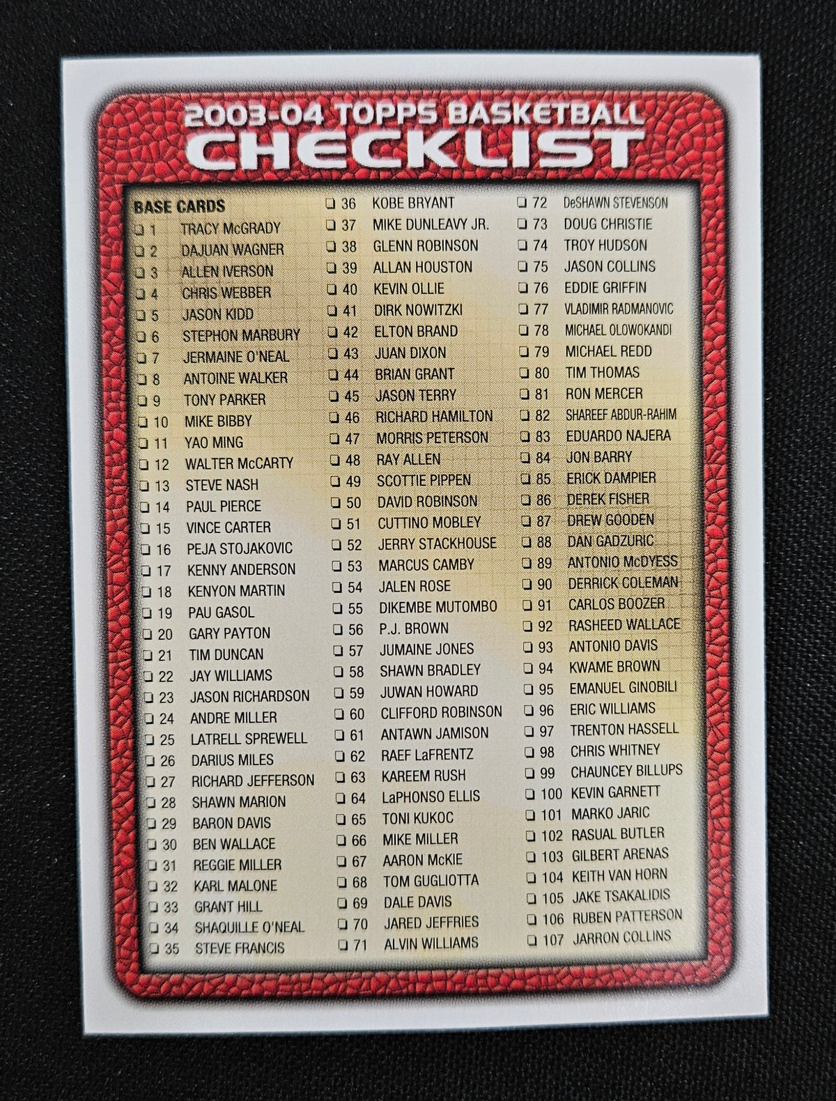 2003-04 Topps Basketball Near Complete Set (245/249) *Read*
