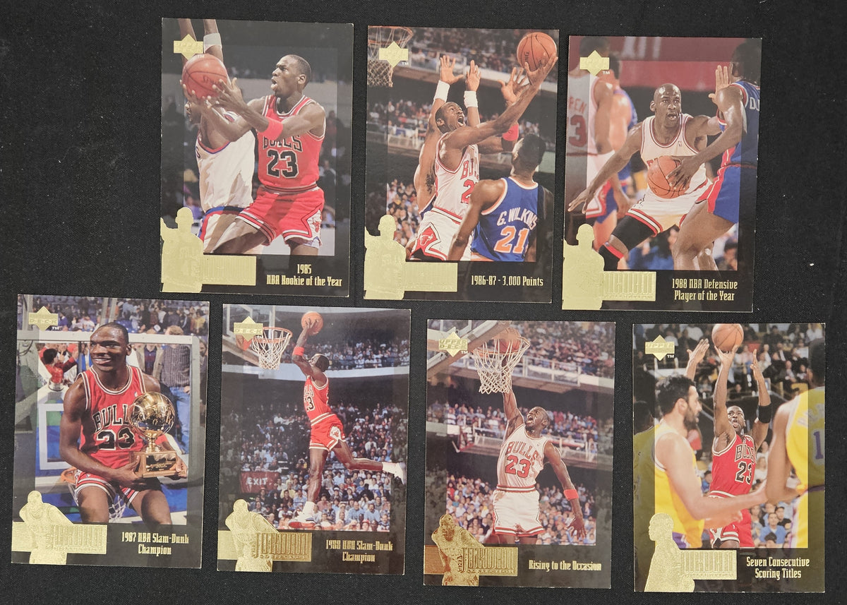 1996 Upper Deck Michael Jordan Jumbo Collection Partial Set (14/24)