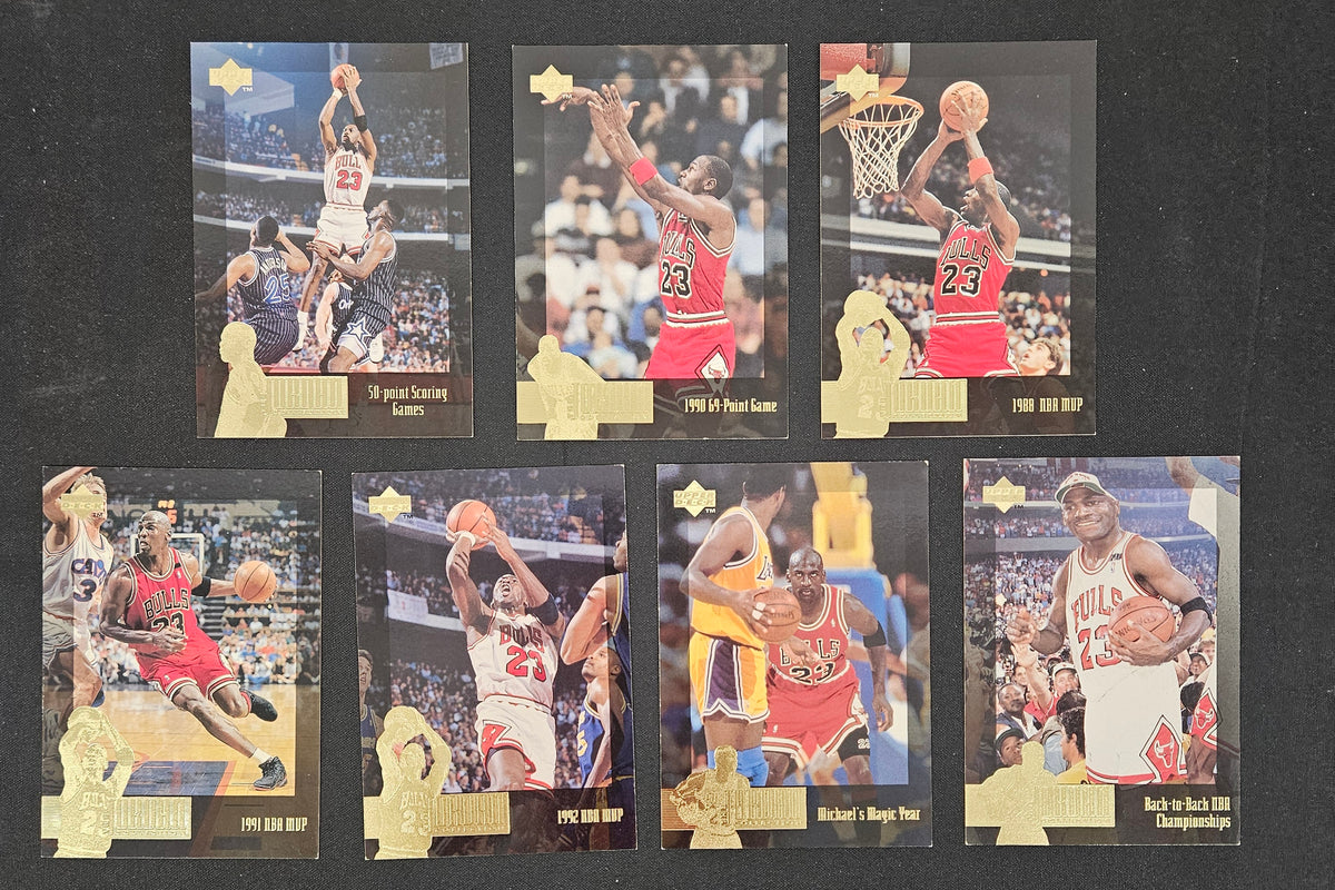 1996 Upper Deck Michael Jordan Jumbo Collection Partial Set (14/24)