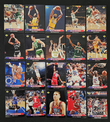 1992-93 UD NBA All Star Weekend Collector Set Complete (40/40) Opened NM/MT