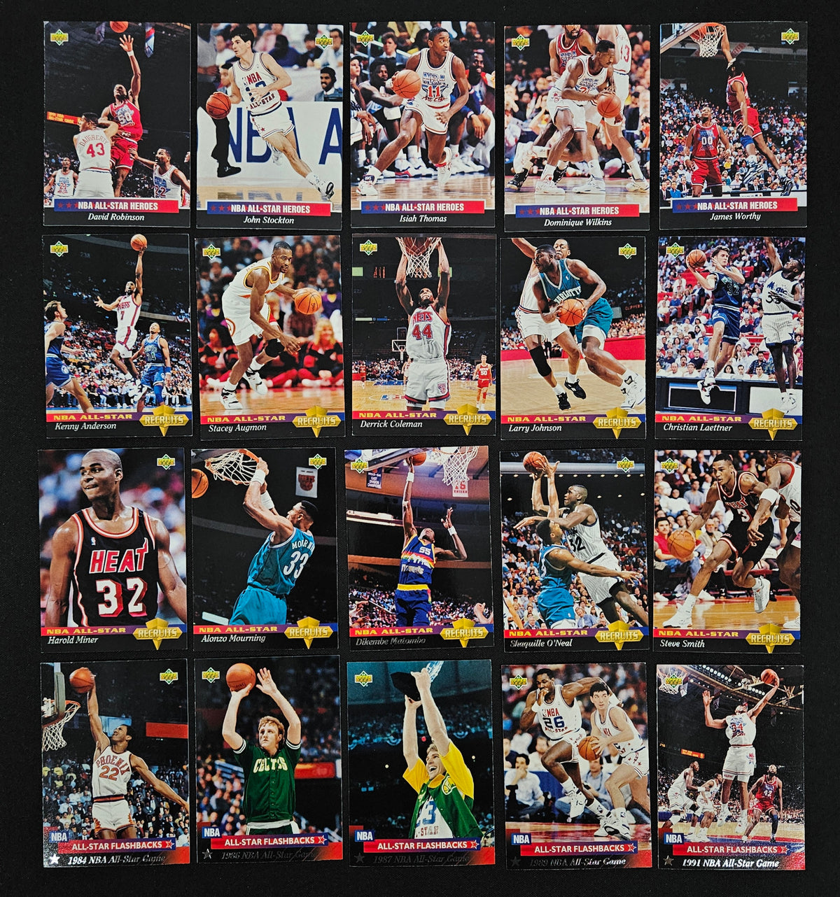 1992-93 UD NBA All Star Weekend Collector Set Complete (40/40) Opened NM/MT