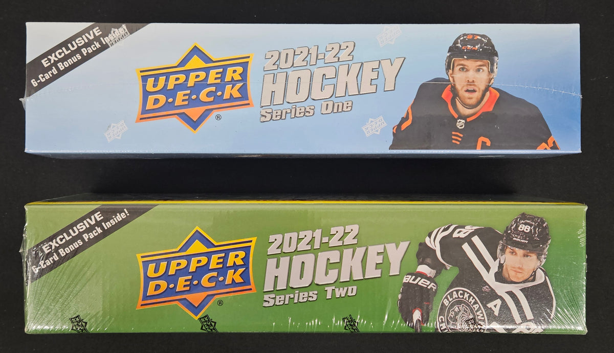 2021-22 Upper Deck Series 1 & 2 Hockey Complete Sets Factory Sealed