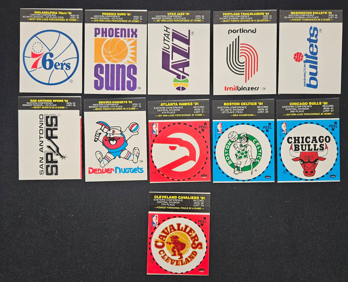 1981-82 Fleer Basketball Set (23) NM/MT