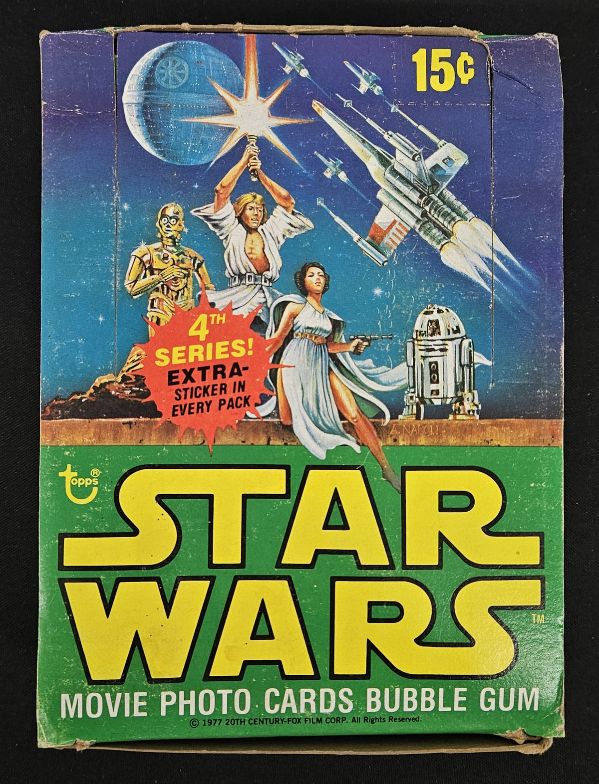 1978 Topps Star Wars 4th Series Empty Display Box Nice