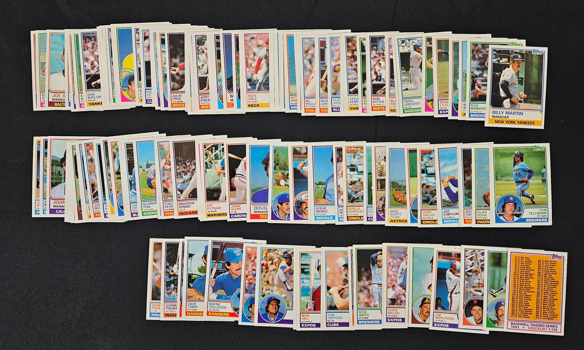 1983 Topps Traded Baseball Complete Set (132/132) NM