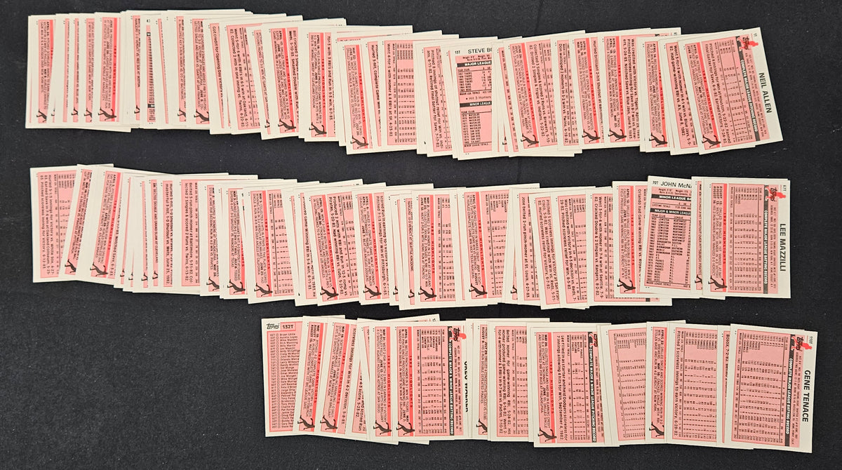 1983 Topps Traded Baseball Complete Set (132/132) NM
